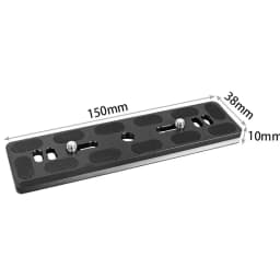 BEXIN Universal Aluminum Alloy Quick Release Plate Tripod Mount Adapter with 1/4 Screw for Benro Arca Swiss Ball Head and Camera
