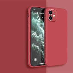 Black Liquid Silicone Phone Case for IPhone 13 12 11 14 15 Pro XS Max XR X 8 7 6S 6 Plus SE 2020 Soft Back Cover