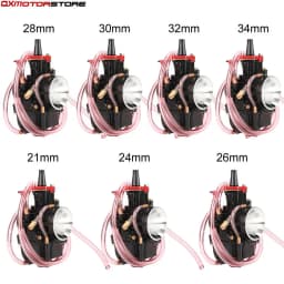 Universal PWK Carburetor 21 24 26 28 30 32 34 2T 4T 70cc to 350cc Motorcycle With Power Jet For Yamaha For Mikuni Koso ATV