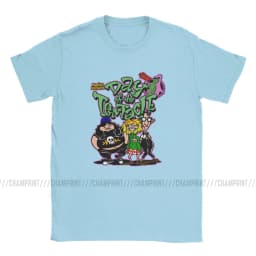 Day Of The Tentacle Men's T Shirt Novelty Tee Shirt Short Sleeve Round Neck T-Shirt Cotton Party Clothes