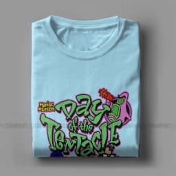 Day Of The Tentacle Men's T Shirt Novelty Tee Shirt Short Sleeve Round Neck T-Shirt Cotton Party Clothes