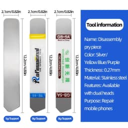 Metal Flat Headed Soft Blade Pry Bar Tablet And Mobile Device Specific Pry Lock Mobile Phone Tool Repair Kit