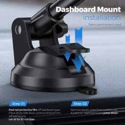 Magnetic Car Phone Mount Universal Suction Cup Car Phone Holder Magnet Mobile Phone Support Stand for iPhone 15 16 17 Samsung