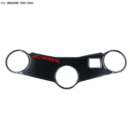For Honda CBR600 CBR400 F4 F4i 99-07 06 Carbon Fiber 3D Triple Tree Decal Pad Top Clamp Upper Front End Cover Sticker Protector