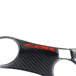 For Honda CBR600 CBR400 F4 F4i 99-07 06 Carbon Fiber 3D Triple Tree Decal Pad Top Clamp Upper Front End Cover Sticker Protector