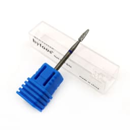 HYTOOS Cuticle Carbide Nail Bit 3/32" Rotary Carbide Burr Milling Cutter For Manicure Nails Accessories Tool