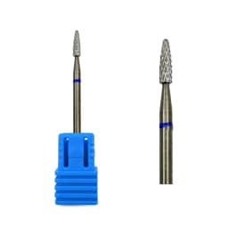 HYTOOS Cuticle Carbide Nail Bit 3/32" Rotary Carbide Burr Milling Cutter For Manicure Nails Accessories Tool