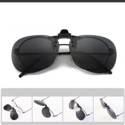 Polarized Sunglasses Clip Drive Sun Spectacles Yellow Night Vision Glasses Night Resin Lens Driving Eyeglasses UV 400 Protection