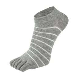 1 Pair Pure Cotton Five Finger Ankle Socks Woman Girl Striped Solid Fashion Cute Harajuku No Show Socks With Toes Hot Sell