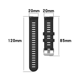 Silicone Strap 20mm for Garmin Forerunner 70 170 55 165 245 645 570 42mm/Venu SQ 2 Plus Correa Bracelet Garmin Active 6 5 Band