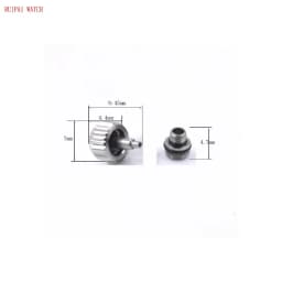 7.00x4.40mm Silver or Gold Color Watch Crown Waterproof For Daytona & Submariner watch accessories for Rolex