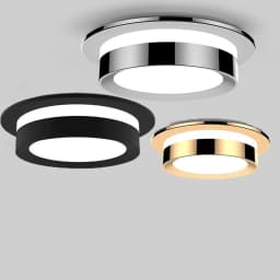 Chrome Round Recessed LED Downlight AC85-265V Acryl Ceiling Light 5W/7W/9W/12W Spot Light For Porch Corridor Kitchen Indoor Lamp