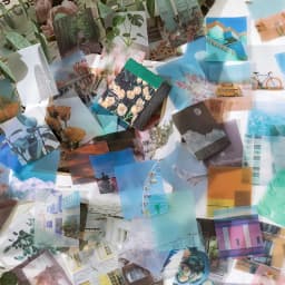 The New 366pcs Of Color Van Gogh Stickers Plant Kraft Paper Diary Aesthetic Collage material Labels Art Supplies Material Paper