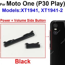 For Motorola MOTO One Action One Hyper One Macro One Fusion Plus On Off Power Button Volume Switch Side Key Parts