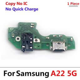 New For Samsung A02 A02S A12 A21 A22 A32 4G 5G USB Charger Port Jack Dock Connector Charging Board Flex Cable With Microphone