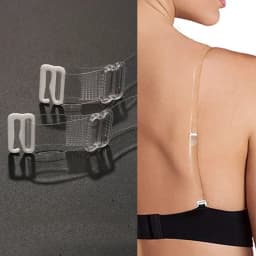 1/5Pairs /set Transparent Bra Buckle Belts Shoulder Straps Silicone Bra Strap Adjustable Women Intimates Accessories