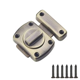 Universal Cabinet Door Privacy Latch Furniture Door Bolts Sliding Door Lock Bolts Security Sliding Zinc Alloy Lock Gate Latch