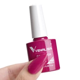 Venalisa VIP3 Semi Permanent Beauty Gel Nail Polish Top Coat Nowipe Glitter Pastel Varnish Light Purple Nail Gel Polish