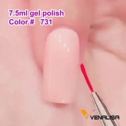 Venalisa VIP3 Semi Permanent Beauty Gel Nail Polish Top Coat Nowipe Glitter Pastel Varnish Light Purple Nail Gel Polish