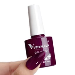 Venalisa VIP3 Semi Permanent Beauty Gel Nail Polish Top Coat Nowipe Glitter Pastel Varnish Light Purple Nail Gel Polish