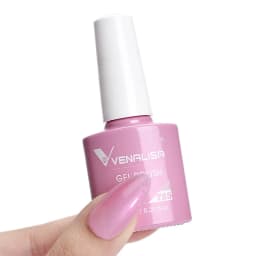 Venalisa VIP3 Semi Permanent Beauty Gel Nail Polish Top Coat Nowipe Glitter Pastel Varnish Light Purple Nail Gel Polish