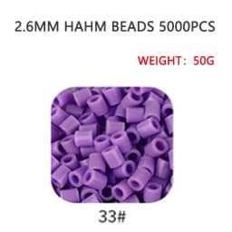 2.6mm/5000pcs/bag Hama Beads Perler DIY Kids Iron Beads Fuse Handmade Gift Children Toy
