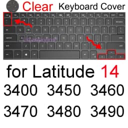 Keyboard Cover for Dell Latitude 14 5450 5440 5400 5401 5410 5411 5414 5420 5424 5430 5431 7450 Silicone Protector Case 14