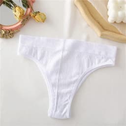 FINETOO Women's Panties Seamless High Waisted Thongs Woman Comfortable Briefs 9 Colors S-XL Sexy Underpants For Women