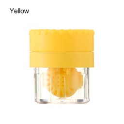 New 1PC Manually Rotatable Contact Lens Cleaner Case Portable Contact Lens Case Plastic Container Storage Holder Tools Accessori
