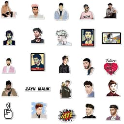 10/30/50PCS British Singer Zayn Malik Stickers Waterproof Snowboard Laptop Luggage Guitar Graffiti Decal Sticker for Kid Toys