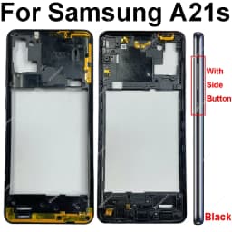 Middle Frame For Samsung Galaxy A21S A217 A217F A31 A41 A51 A71 A315 A415 A515 A515 A715 Housing Center Cover With Side Button
