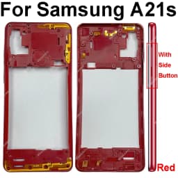Middle Frame For Samsung Galaxy A21S A217 A217F A31 A41 A51 A71 A315 A415 A515 A515 A715 Housing Center Cover With Side Button