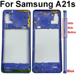 Middle Frame For Samsung Galaxy A21S A217 A217F A31 A41 A51 A71 A315 A415 A515 A515 A715 Housing Center Cover With Side Button