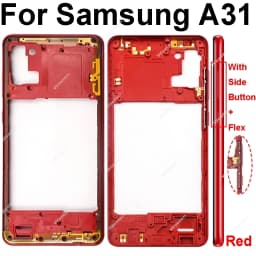 Middle Frame For Samsung Galaxy A21S A217 A217F A31 A41 A51 A71 A315 A415 A515 A515 A715 Housing Center Cover With Side Button