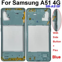 Middle Frame For Samsung Galaxy A21S A217 A217F A31 A41 A51 A71 A315 A415 A515 A515 A715 Housing Center Cover With Side Button