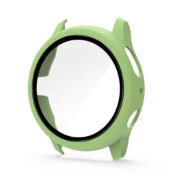 Case for Samsung Galaxy Watch Active 2 44mm 40mm Full Coverage Bumper Case with Tempered Glass Protective Cover Screen Protector
