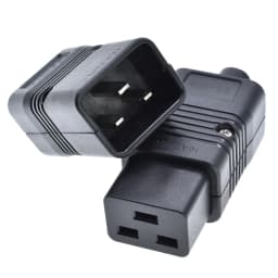 PDU/UPS Socket Standard IEC320 C19 C20 16A 250V AC Electrical Power Cable Cord Connector Removable Plug Female Male Plug Adapter
