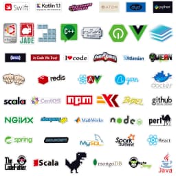10/30/50/100PCS Funny Geek Java Programming Stickers Classic Toy Skateboard Motorcycle Laptop Luggage Joke Waterproof Sticker