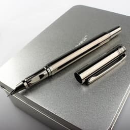 High Quality for Writing Fountain Pen 0.38mm EF Nib Stainless Steel Metal Inking Pen for Writing Signing Pen