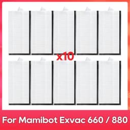 Compatible For ( Mamibot Exvac 660 / 880 / 650 Platinum ) Main Side Brush Filter Mop Rag Robot Vacuum Cleaner Part Accessory