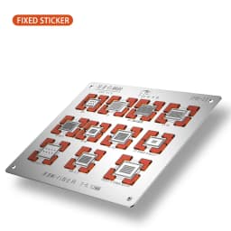 50pcs 3D tin mesh Chip holder High temperature resistance Multi purpose chip quick fixture silicone paste Quick maintenance