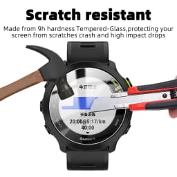 Screen Protector Tempered Glass for Garmin Forerunner 55 - Ultra Hard HD Clear Protective Glass Film Accessories