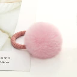 Soft Hairball Hair Bands Accessories Cute Plush Rabbit Elastic Hair Ties Sweet Bunny Hair Clip Headwear Gift For Women Girl Kids