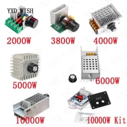 110V - 220V 2000W 3800W 4000W 5000W 6000W 10000W SCR Voltage Regulator LED Dimmer Motor Speed Controller 220 V Dimming Dimmers