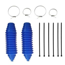 2 Sets Universal Silicone Dust Cover Joint Boot Drive Shaft Steering Boot Gaiter and Pinion Boot Replacement Car Accessories