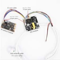 Isolated POE Module Board for Security CCTV Network IP Cameras Power Over Ethernet 12V 1A Output IEEE802.3af Compliant