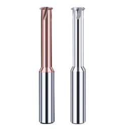 Tungsten Carbide Single Tooth Spiral Milling Cutter Thread Mill Metric Router Bit For Steel Aluminum End Mill CNC Tool 60°