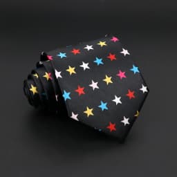 Hot Classic Men's Music Tie Piano Guitar Musical Notes Star Poker Necktie Smooth Soft Black Wihte Novelty Accessories Ties Gift