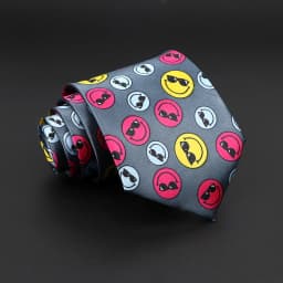 Hot Classic Men's Music Tie Piano Guitar Musical Notes Star Poker Necktie Smooth Soft Black Wihte Novelty Accessories Ties Gift