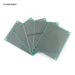 1pcs PCB Prototype Board Circuit Protoboard Universal Stripboard Prototyping Veroboard 6X8 cm 60x80mm Pitch 1.27mm Double Side